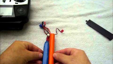 Futaba 8FG and Outrage Lipo battery