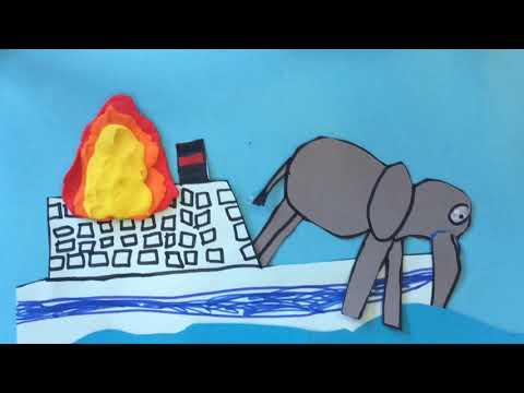 Elefant og ild på færge