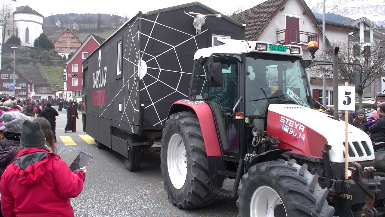 Fasnachtsumzug Gams 2018