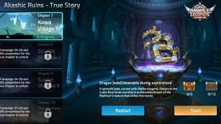 Chapter 7 Kawa Village IV(Akashic Ruins - True Story)Walkthrough Complite - Mobile Legends Adventure
