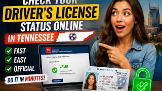 How to check driver's license status online in Tennessee