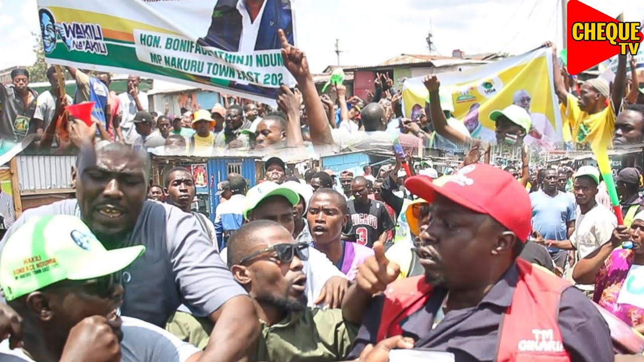 BREAKING: War Erupts in Bondeni Nakuru — UDA & DCP Supporters Clash in Shocking Street Violence