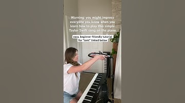 Thumbnail of No experience needed 🎹 play “loml” on the piano from Taylor Swift’s TTPD. #ttpd #easypianotutorial