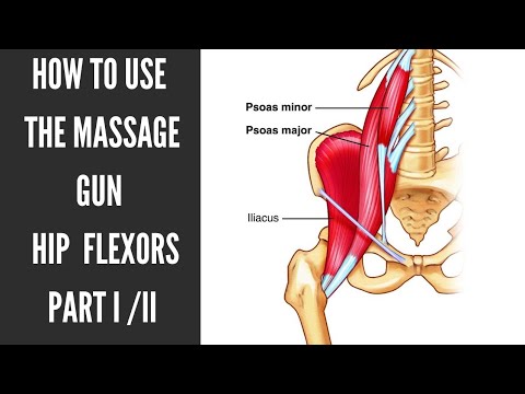 How to use a Massage Gun - Psoas Release - Lower Back Pain & Hip