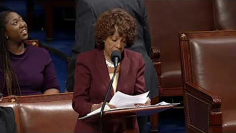 Maxine Waters on Housing "Scam"