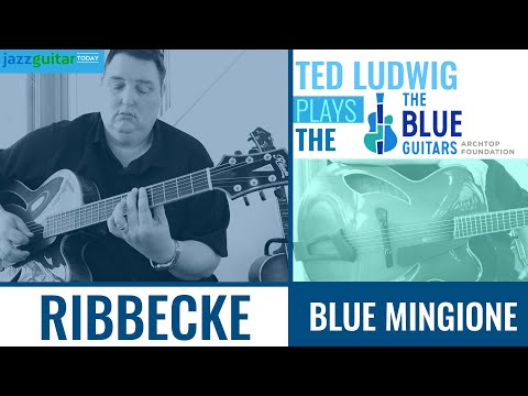 The Ribbecke Blue Mingione from the Blue Guitar Collection