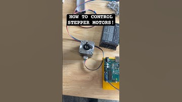 How to Control Stepper Motors! #science #engineering #electronics #robotics #arduino