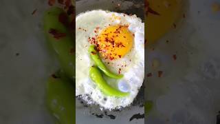 #asmr #shorts #satisfying #omelette #streetfood #Thailandfood #Italianfood #greenchilli omelette