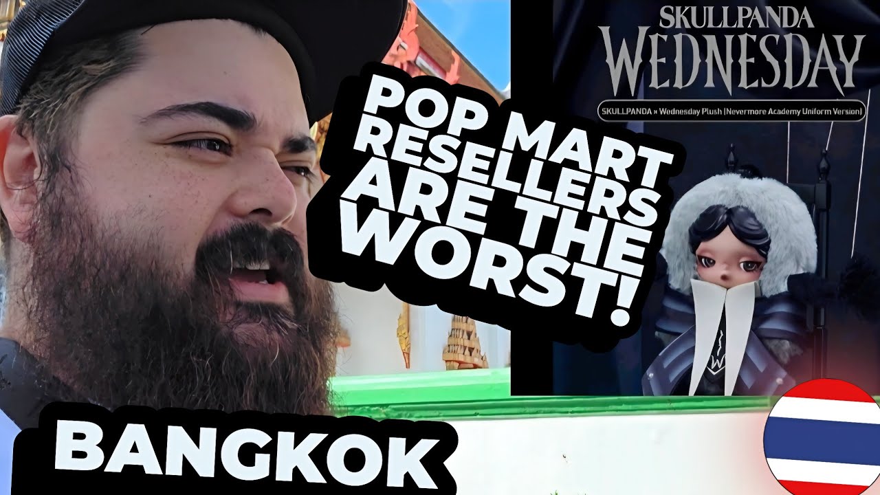 Реселлеры POPMART — ХУДШИЕ! В среду в Бангкоке, Таиланд, стартует Аддамс Скаллпанда.
