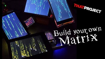 Build your own Matrix with ESP32 or ESP8266