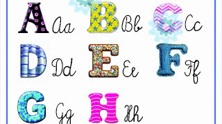 Abeceda - 1 _ Učíme se českou abecedu - PÍSMENKA | We learn the Czech alphabet