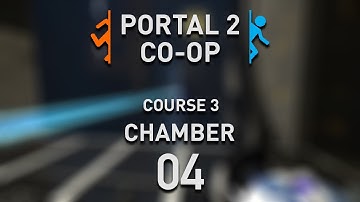 Portal 2 Co-op - Course 3 - Chamber 04 [Gameplay Walkthrough] 1080p 60 fps