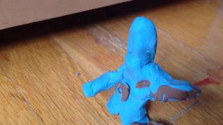 ninja fight! A clay stop motion