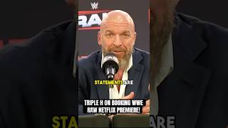 TRIPLE H Reveals the Surprising Truth About Booking WWE RAW's Netflix Premiere