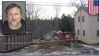 Crazy Husband Man Demolishes House With An Excavator Without Telling His Wife