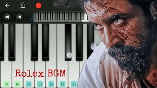 VIKRAM | Rolex BGM | Easy Piano Tutorial | Anirudh screenshot 1