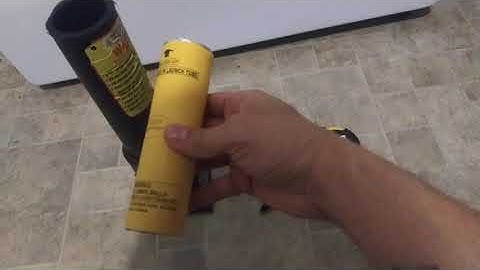 6inch canister shell demo (in the rain)