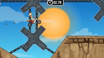 Moto X3M lvls 81-85 Bike Race Game. Unreal flights.