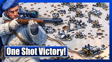 One Shot, One Kill – UK Sniper Destroys Armies in Red Alert 2!