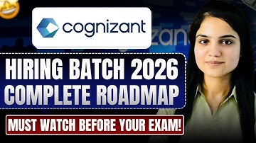 “Cognizant’s MASSIVE Hiring Drive! Complete Roadmap + Skill Clusters + Resume Hacks”