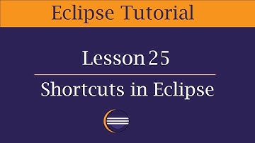 Shortcut Keys (Key Assist) in Eclipse | Lesson 25