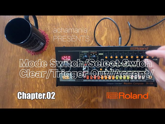 tempest テレ　直筆ポラロイド 02】Roland Rhythm Composer TR-08 のマニュアルを見ながら