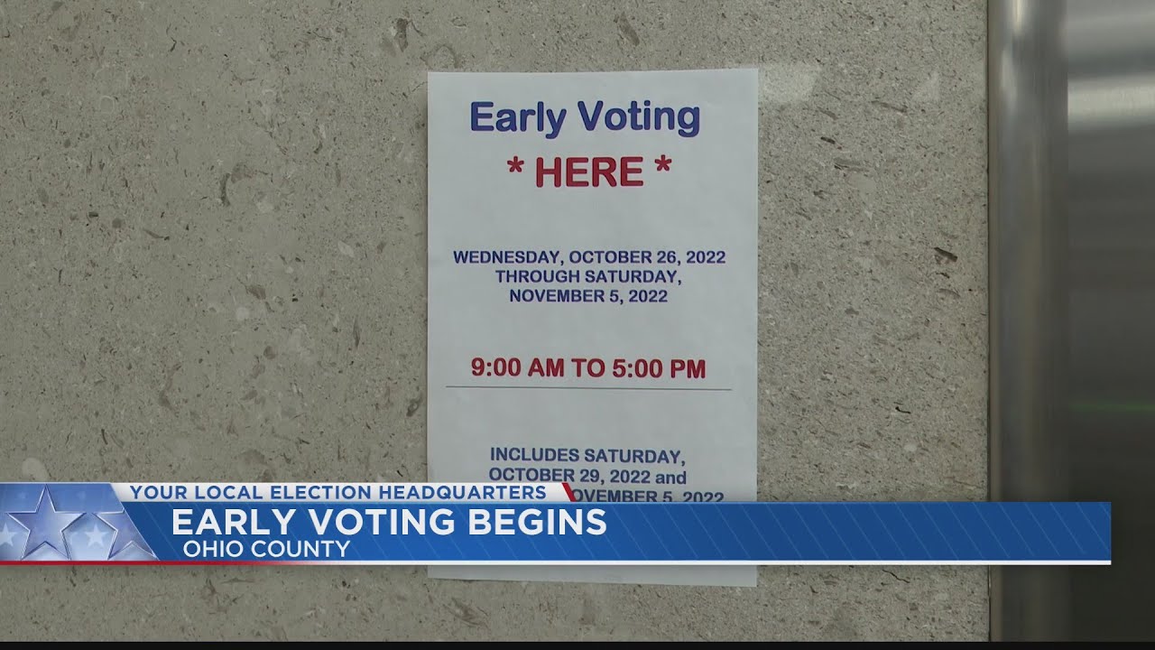 Early Voting in Ohio County until Nov. 5 - YouTube