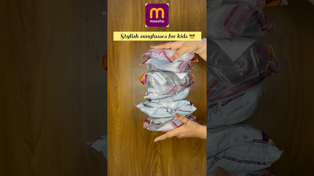 Stylish sunglasses for kids 😎 #shorts #meeshofinds #meesho #youtubeshorts #sunglasses #ytshorts