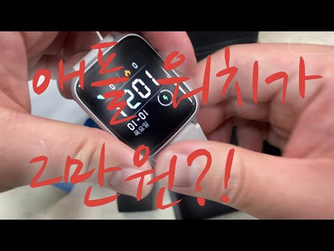 (언박싱)(md추천)샤오미 헬로우 스마트워치 LS01 한글판 실버 Haylou smart watch