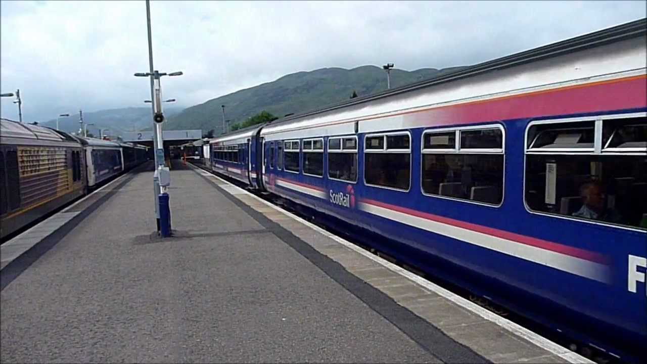 Trains at Fort William Station YouTube