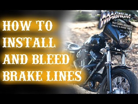 Come installare una linea di freni, Bleed su una Harley Davidson !!!!
