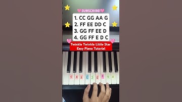 Thumbnail of Twinkle Twinkle Little Star - Piano Tutorial