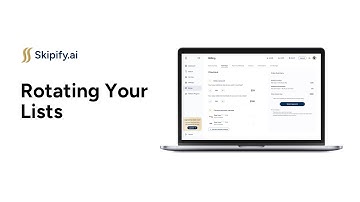 How To Activate List Rotation on Skipify.ai