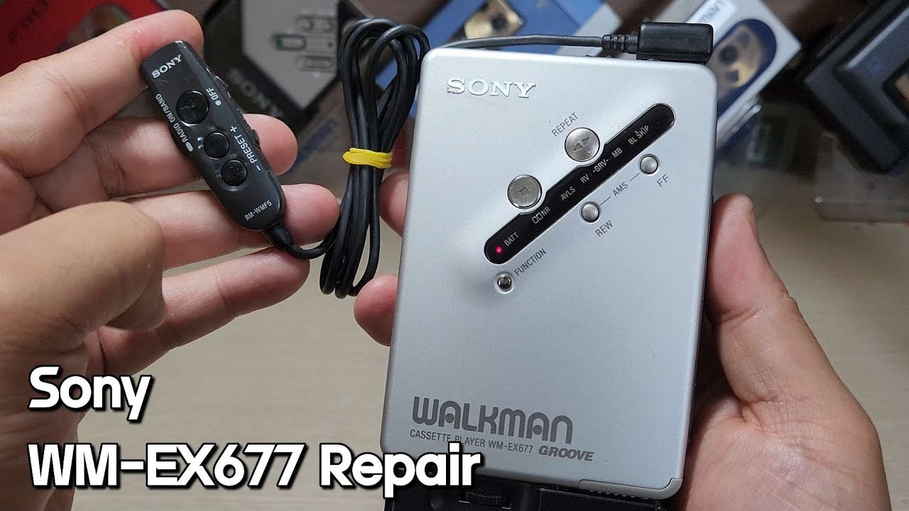 Sony WM-EX677 Repair Cassette Player Walkman - YouTube