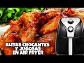 COMO HACER ALITAS DE POLLO EN AIR FRYER / Comida saludable