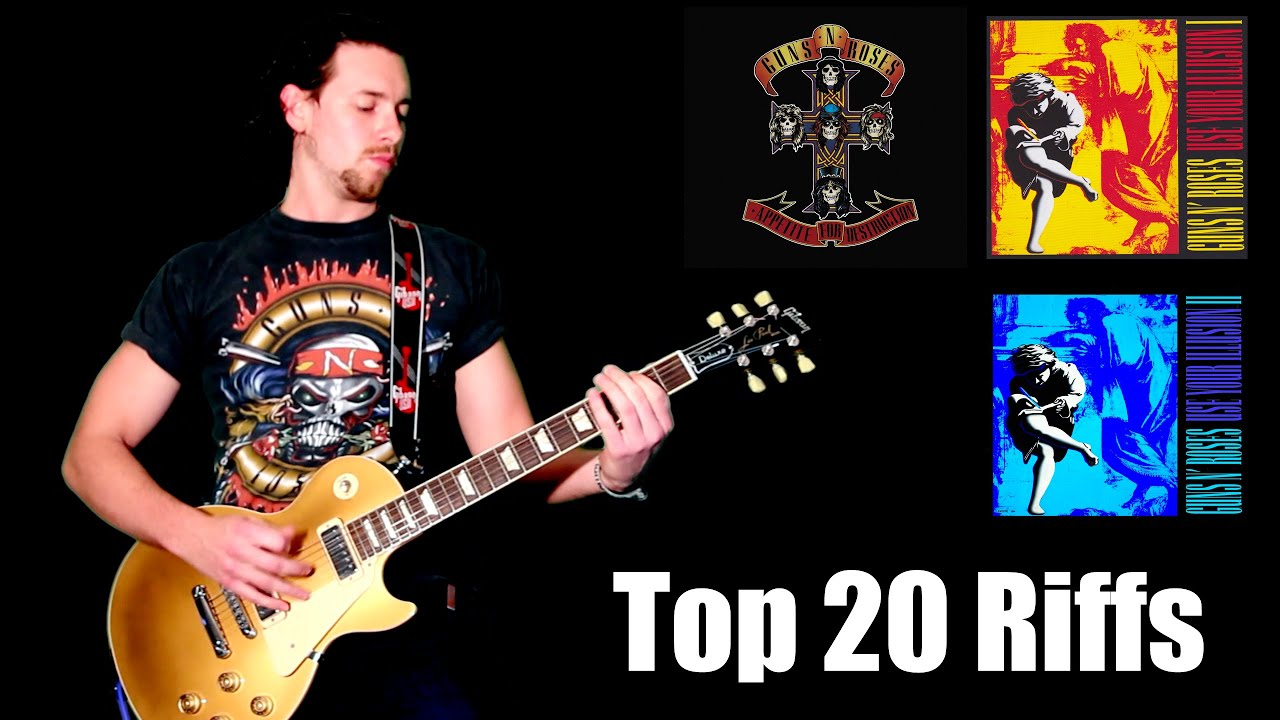 Top 20 Guns N' Roses Guitar Riffs YouTube
