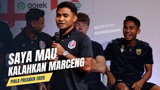 Piala Presiden 2025 - Asnawi Mangkualam: Saya Mau Kalahkan Marselino!