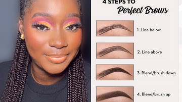 BEGINNER BROW TUTORIAL 🔥/ Easy Step-by-step Natural Brows 2025