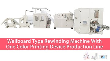 Single Color Printing Toilet Paper Making Machine