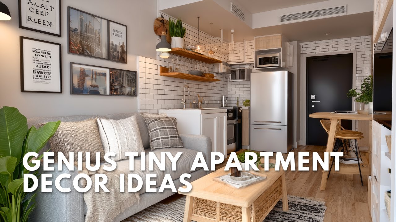 Genius Tiny Apartment Decor Ideas to Maximize Space & Style - YouTube