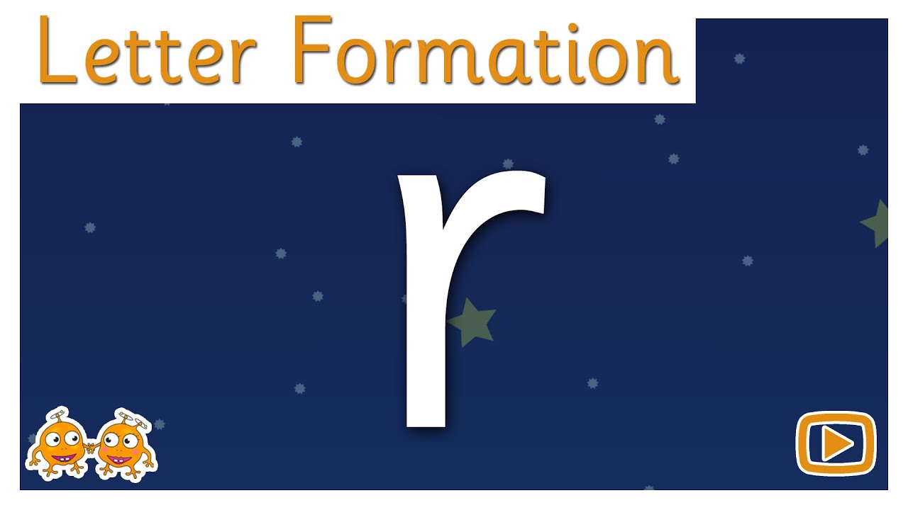 Letter Formation Video | /r/ | Pip and Pap Phonics - YouTube
