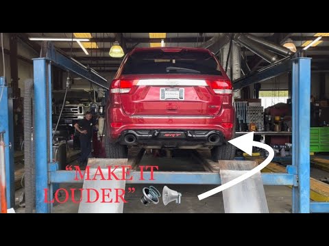 My Jeep Grand Cherokee SRT8 Gets Muffler Delete - YouTube