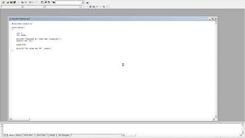 Programación  con pasos sencillos en Microsoft Visual C++ versión 6.0 área de un cuadrado