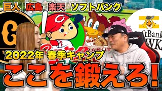 【徹底解剖‼︎】巨人・広島・楽天・ソフトバンクの「キャンプで鍛えるべき課題」ついて語ります。【プロ野球ニュース】