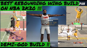 NBA 2K20 HOW TO MAKE MY DEMI-GOD REBOUNDING WING!! BEST BUILD ON 2K LITERALLY GUARD EVERY POSITION!!