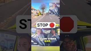 Scary Emergency Stop Reaction#driving #drivingtips #shorts