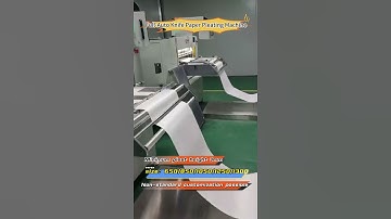 Knife paper pleating machine