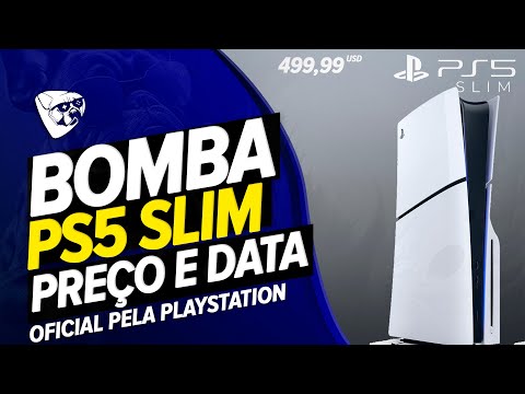 BOMBA! PS5 SLIM Para NOVEMBRO É OFICIAL! Sony CONFIRMOU PREÇOS e DATAS