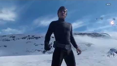 Star Wars Battlefront(Beta) Luke Skywalker vs Darth Vader