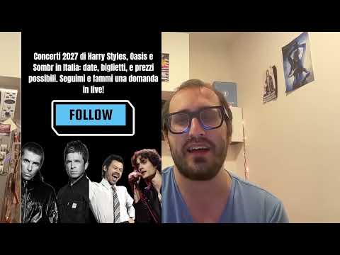Video Biglietti concerti Harry Styles, Oasis e Sombr in Italia nel 2027: tutte le info